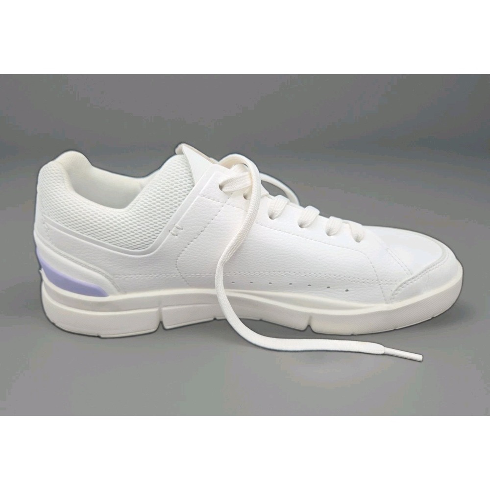 On The Roger Centre Court White Lavender Women's Sneaker Size 10 - Picture 4 of 9